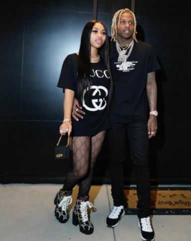 Nicole Covone's ex-spouse Lil Durk with his current partner India Royale